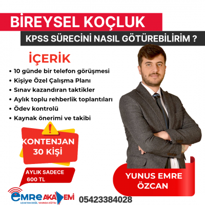 BİREYSEL KOÇLUK 